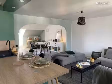appartement spacieux rénové 3 pièces