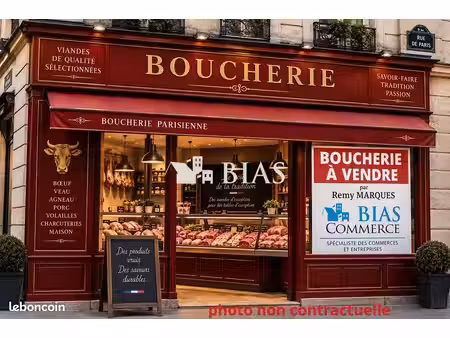 boucherie 50 m² paris