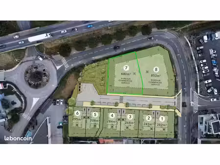 terrain à bâtir 680 m² (activité) à perpignan