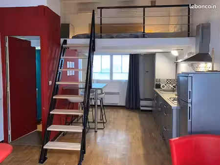 studio meublé 26m2 + mezzanine 10m2