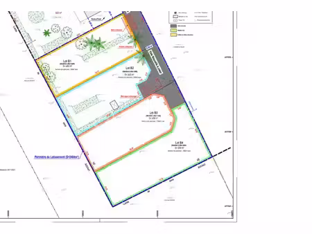 lotissement de 554 m² à houdan