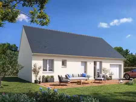 vente maison à saint-georges-montcocq (50000) : à vendre / 75m² saint-georges-montcocq