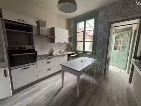 beauvais-vni : maison 3 pièces avec cour et sous-sol