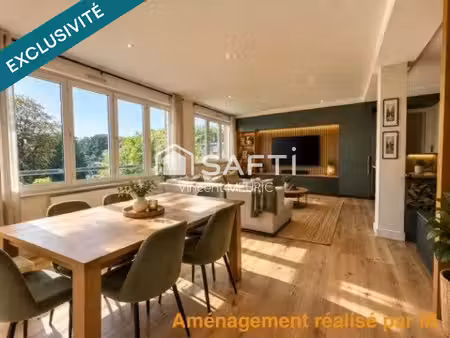 appartement t4 87m2 avec garage  parking  jardin