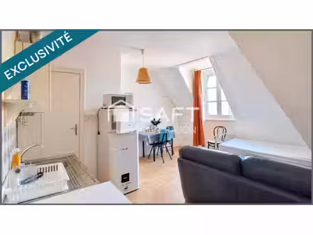 vitré centre ville - studio atypique sous combles