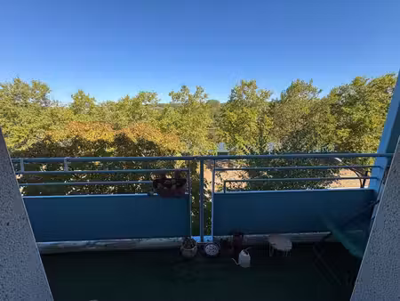 toulouse patte d'oie  beau t2 lumineux de 42 m² avec vue garonne  balcon et garage