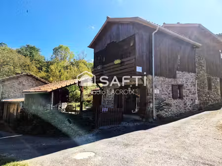 maison (gîte) de 31m²  vendue meublée  cours et abri.
