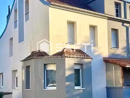maison semi-mitoyenne 148 m² avec grand terrain à freyming-merlebach