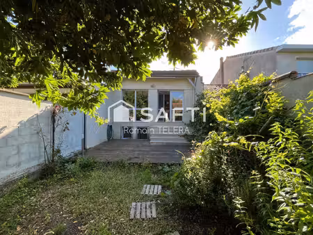 talence - caudérès : maison de 110 m² avec 3 chambres et un grand jardin de 75 m²