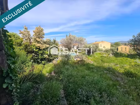 la farlede - magnifique terrain à bâtir de 1288m2 avec un bâti existant en forme de l et p