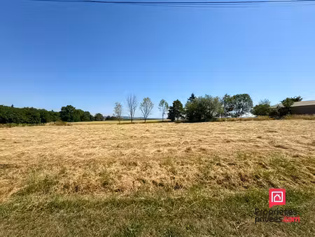 terrain constructible proche semur en auxois 1496 m2