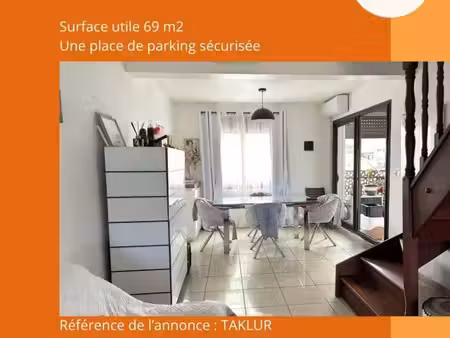 saint paul centre ville appartement t3 traversant et lumineux