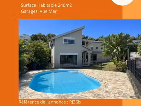 a acheter - villa t5 - ravine à malheur - vue mer