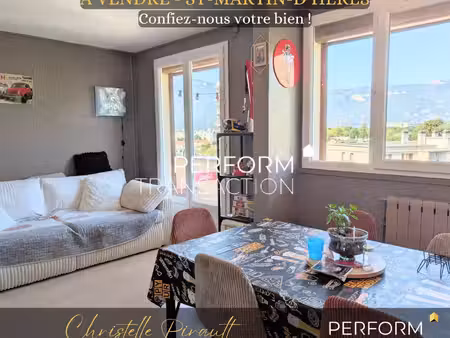 achat appartement 3 pièces 64m² st martin d heres 38400