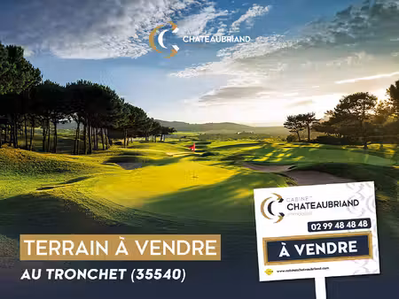 achat terrain 1 027m² le tronchet 35540