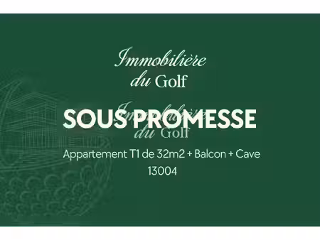 chartreux invest 4 - appartement t1 de 32m2 ( 30m2 carrez) + balcon + cave - 13004
