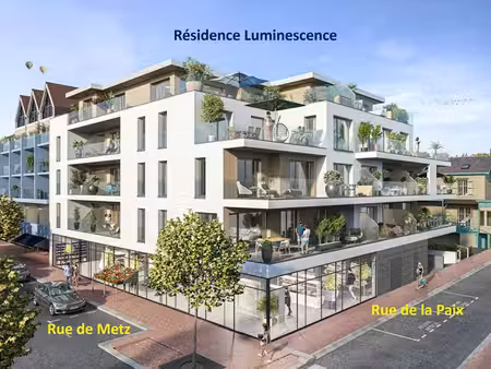 appartement le touquet paris plage 2 pièce(s) 52.93 m2 avec terrasse cave et parking