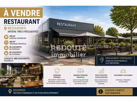 vente local commercial 3 pièces