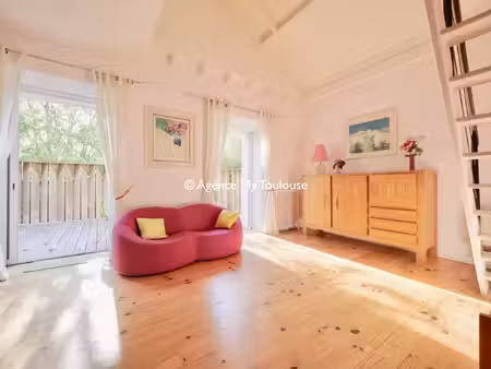 toulouse  coeur croix de pierre  charmante maison t4 avec te