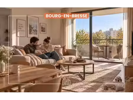 vente appartement neuf 4 pièces 80m2 bourg-en-bresse - 219792 € - surface privée