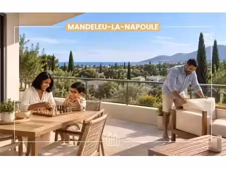 vente appartement neuf 3 pièces 87m2 mandelieu-la-napoule - 703000 € - surface privée