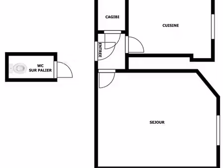 clichy - studio - 129 000€ fai
