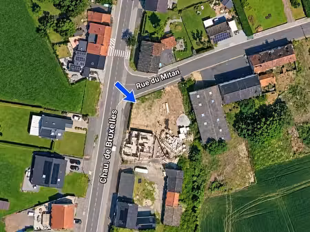superbe terrain avec permis accorde