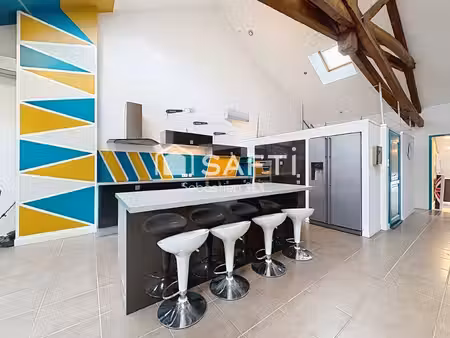 appartement 4 chambres avec mezzanine – (148 m² au sol) 108 m² loi carrez