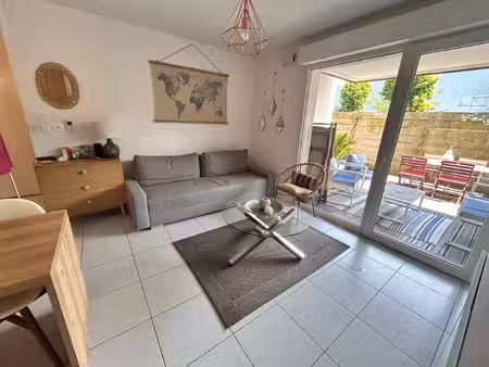 a biarritz  superbe appartement t2 meublé et équipé en rez-d
