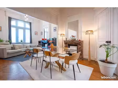 maison semi-bourgeoise de caractère – centre-ville de tourcoing – 125 m² habitables