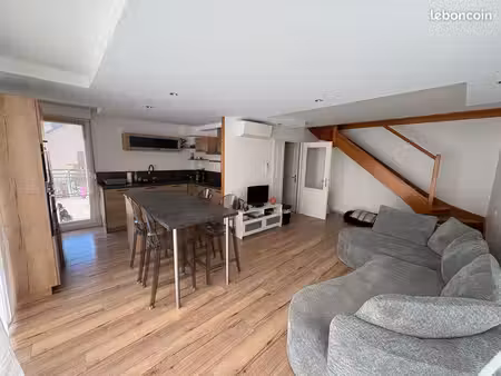 appartement meublé t3 duplex refait à neuf - chevigny-saint-sauveur - 850 cc
