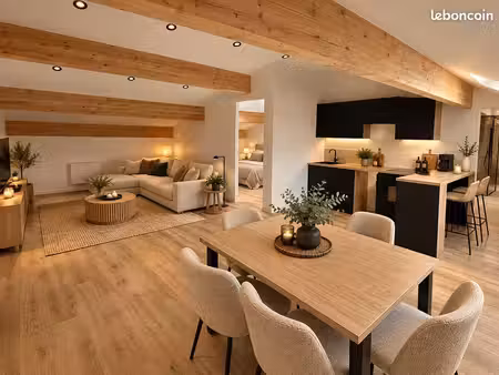charmant appartement t3 rénové de 75 m2  moderne et lumineux