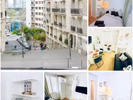 studio cozy  chic-tout compris- quartier passy- tour eiffel  tout frais compris- rénovatio
