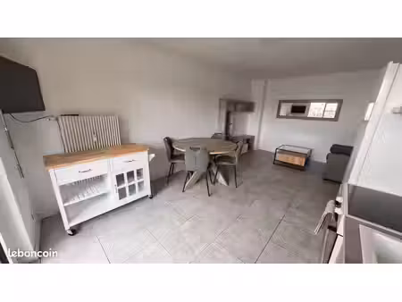 t3 meublé 53 m² – 2 chambres – balcon 12 5 m² – thonon-les-bains