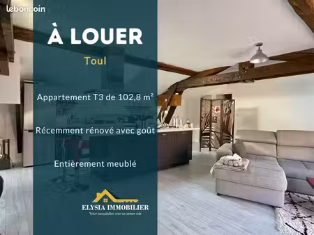 appartement 3 pièces 103 m²