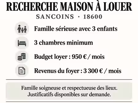 recherche maison sancoins