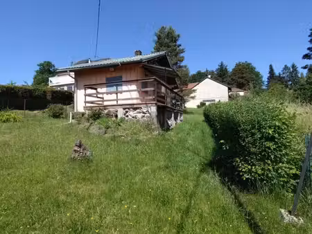 chalet avec terrain constructible