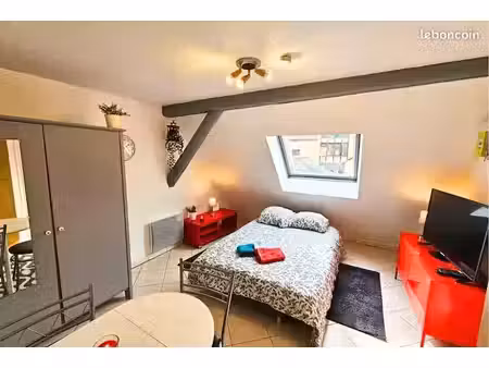 forte rentabilité : studio meublé calme et lumineux. lave linge et congélateur