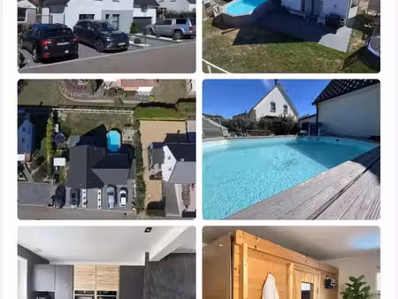 maison moderne avec piscine  sauna et calme absolu