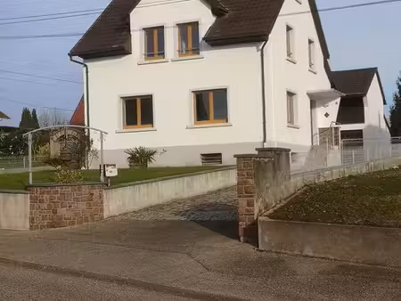 attenschwiller maison 5 pièces avec dépendance  garage et places de parking
