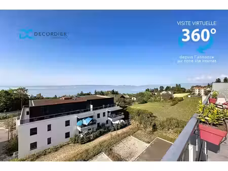 evian attique vue lac grande terrasse