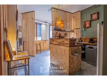 local commercial réhabilité en loft atypique au coeur de carcassonne