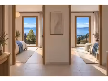 villa neuve à évian-les-bains – vue lac – 4 chambres – jardin – garage
