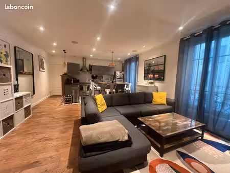 appartement 3 pièces – 72 m² – métro rue saint maur – paris 11e