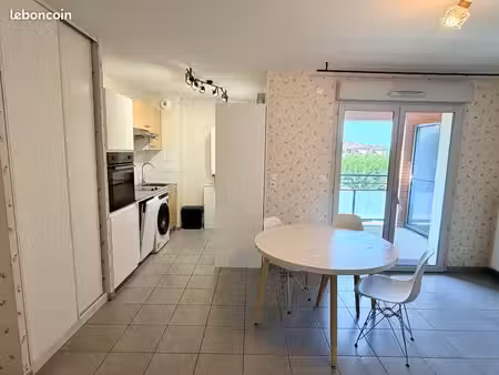 t2 meublé 44 m² – balcon - parking secruisé - hyper centre quint-fonsegrives