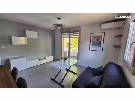 à louer – t3 meublé avec piscine  balcon et parking – borderouge  toulouse