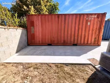 location box 14m² dimensions: l = 5.89 m  l = 2.35 m  h = 2.4 m