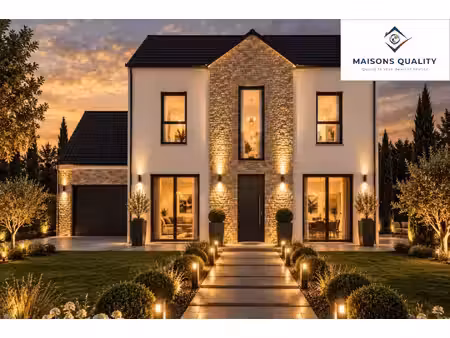 terrain avec maison neuf à vendre