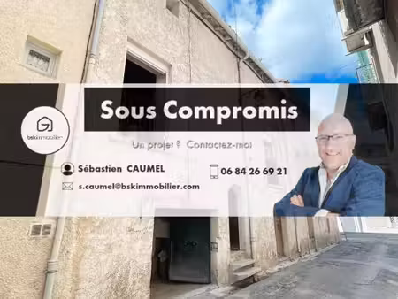 maison de village à rénover env. 65 m² sous promesse de vente · garage voûté + greniers · 