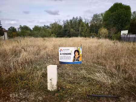 terrain constructible viabilise de 2370 m².